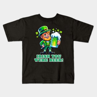 Leprechaun's Toast: Festive Frothy Fun Kids T-Shirt